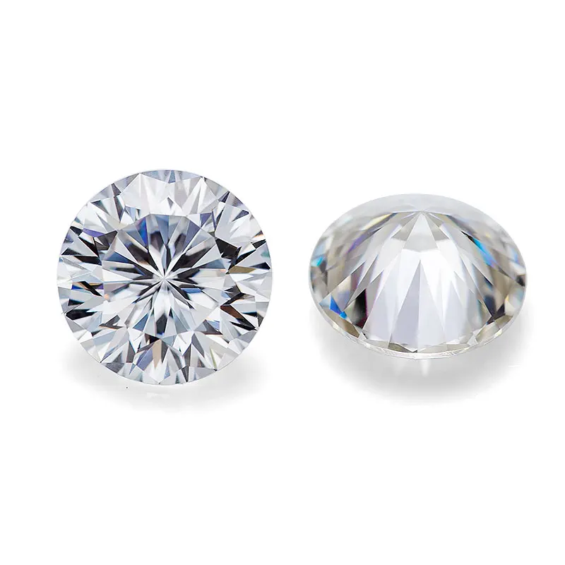 

thriving gems white round loose moissanites 1 carat white moissanite diamond price, White color