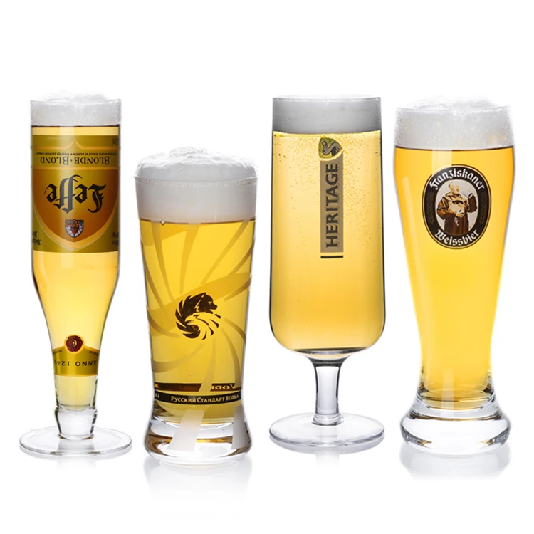 Factory Customized Promotion High Quality Glassware Short Stemmed Beer Glass Cup With Brand Logo
