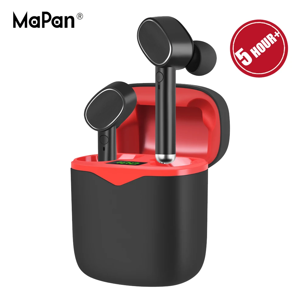 

Free Shipping Wireless Earbuds MaPan Factory Cheap TWS True Stereo Music HD Call Handsfree Hifi Bluetooth Earphone