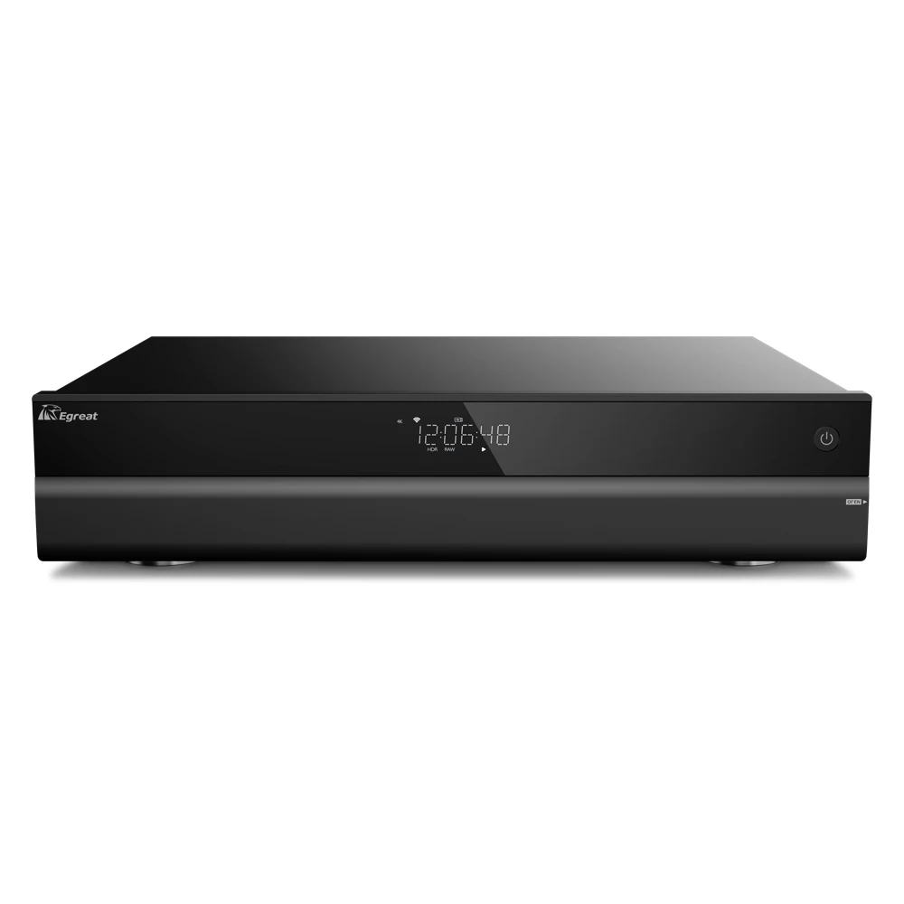 

2020 New arrival of high end HIFI 4K UHD Blu-ray HDD media player Egreat A15, Black