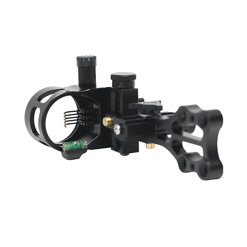 

Full Aluminum High Precision Archery Quick - Adjustment and Micro-Adjustable 5-Pin Compound Bow Sight, Black