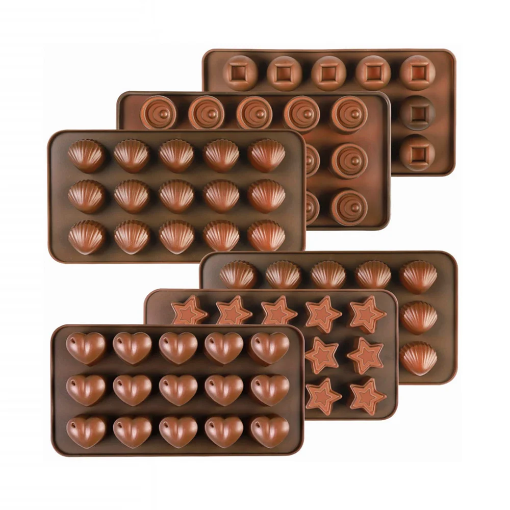 

Hot Sale Facotry Wholesale Amazon Best Seller 3D Custom DIY Silicone Chocolate Molds