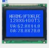 2.7 inch 128X64 Dots Blue 8 bit Parallel SPI Serial 20 Pin 5.0V LCD Display Module 12864