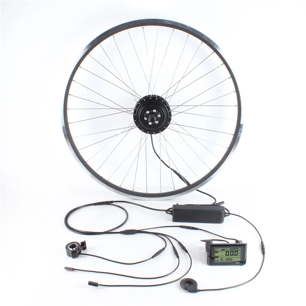 

36V 250W Brushless Geared Hub Motor for front wheel 135mm with li-on battery 36v 10.4Ah Electric Bike Conversion Kits