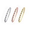 52412 Xuping Jewelry 1 pieces low moq Neutral bangle cz+high quality wrist bangle 2020