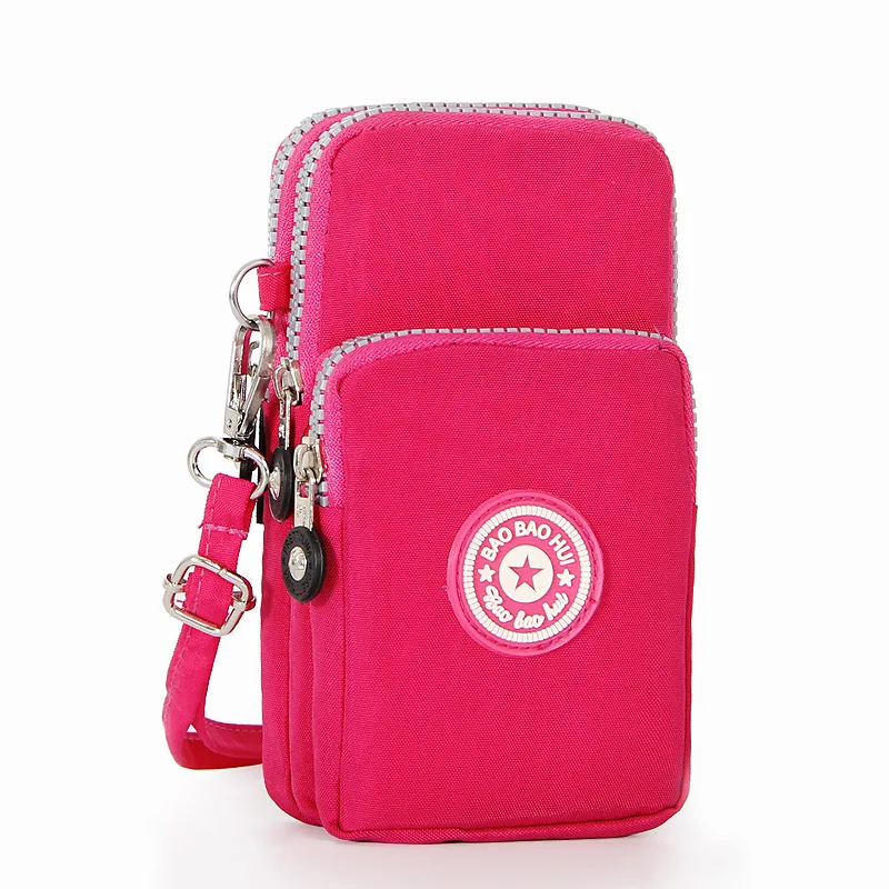 

Diagonal Neck Sports Arm Bag Vertical Wrist Case Coin Purse Phone Bag