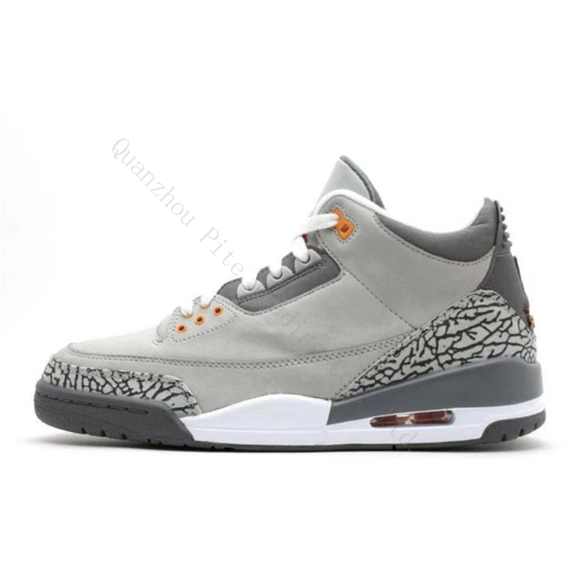 

3 Retro Cool Grey sneakers fashion casual sports shoes basketball shoes