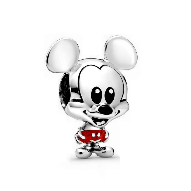 
925 sterling silver Mickey Minnie Bruto Mary Cat charm bead for pandoras bracelet women jewelry 