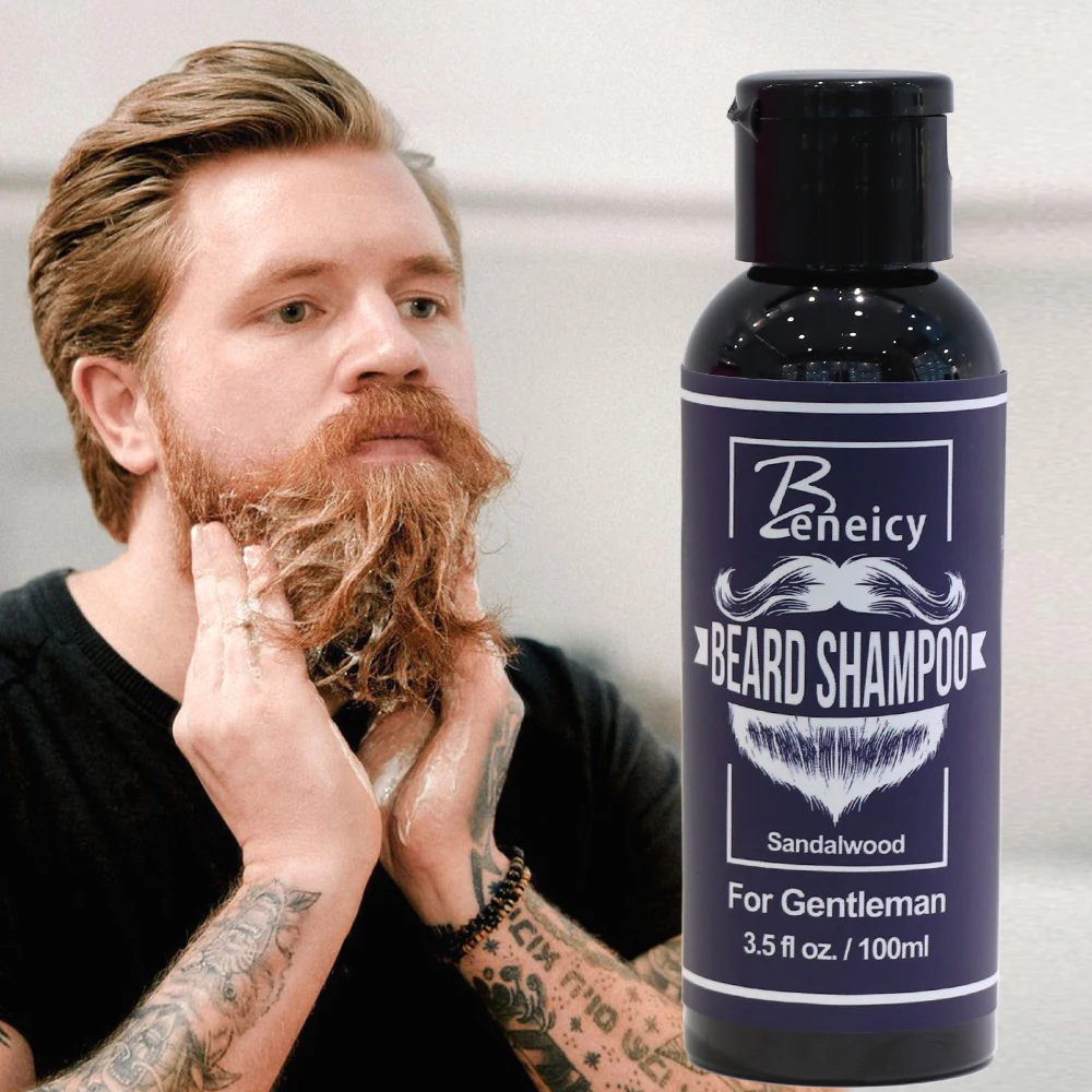 

100% Organic Beard Care Men's Face Wash Beard Shampoo