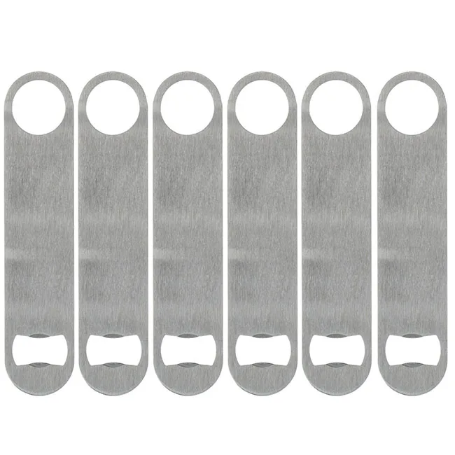 

Bar Bartender Stainless Steel Metal Bottle Cap Remover Flat Mounted Bottle Opener Bar Blade