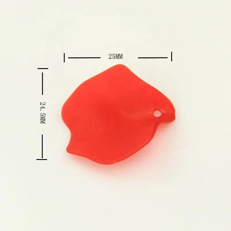 

Wholesale Colorful Acrylic Matte Flower Petal Beads  For Jewelry Making Handmade DIY Craft Accessories, Various color