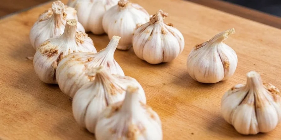 Different types of California garlic