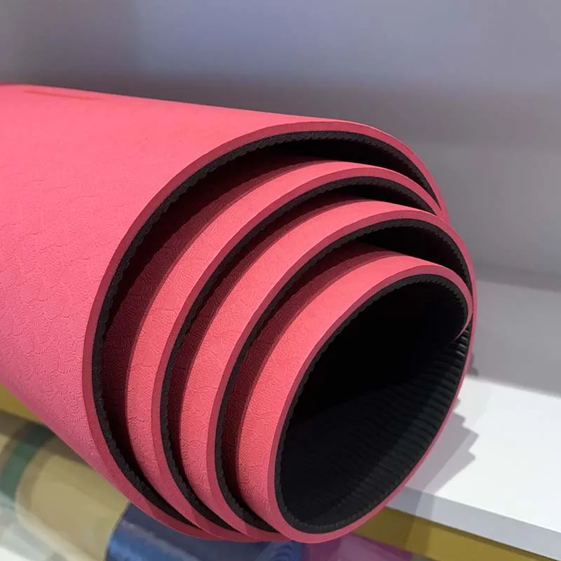

High Quality 2 Colors Pro ECO Non Toxic 6mm Tpe Yoga Mat