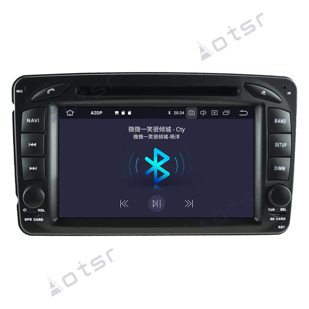 

Aotsr DSP Android 10 4+64G Car Radio GPS Navigation For Mercedes Benz W203/W209/W463/W168 Head Unit Multimedia Player Radio