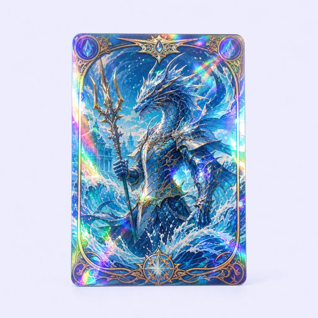 Leviathan Dragon Trident Guardian Card