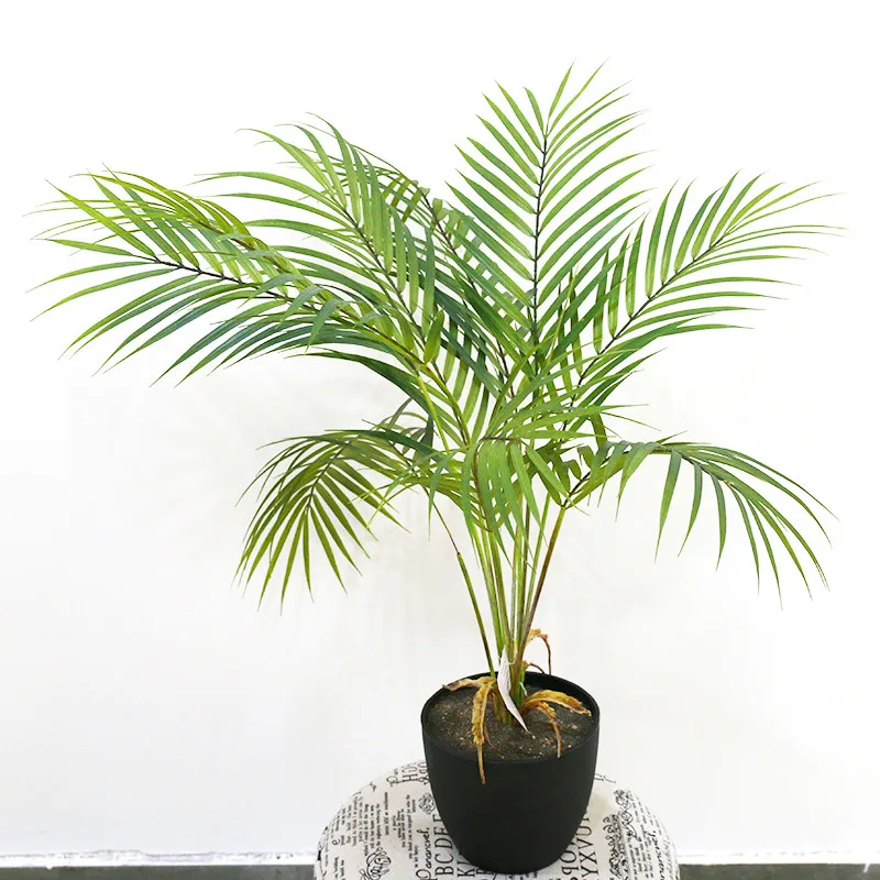 

Factory direct wholesale artificial flowers and plants outdoor decoration palm leaves