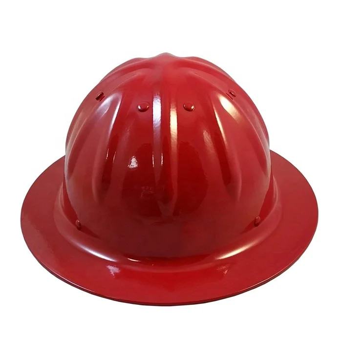 
Full brim aluminium hard hat construction safety helmet industrial lightweight cowboy hat helmet 