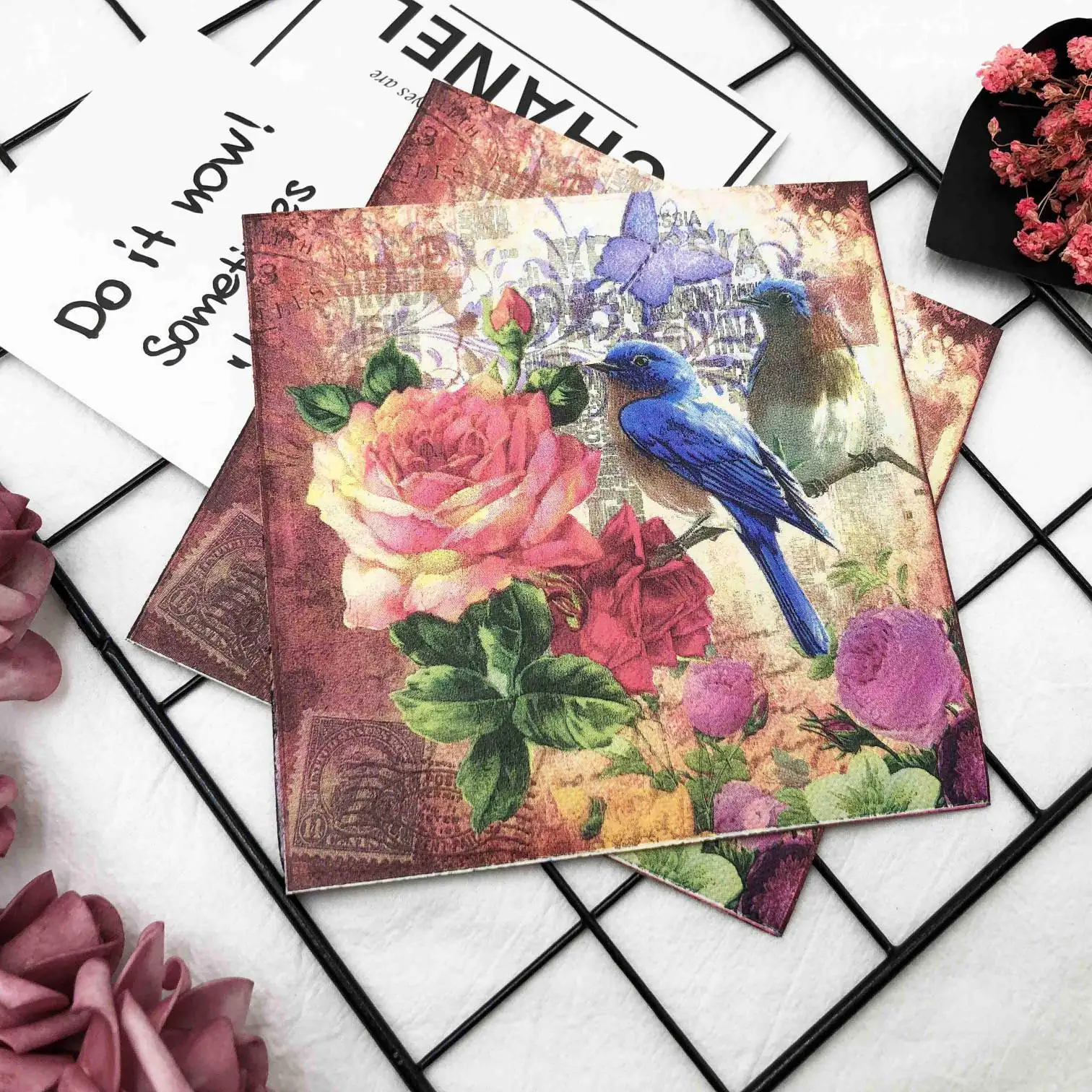 

High Quality Custom Printed Cocktail Paper Napkins