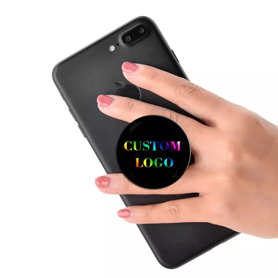 

Free Sample Custom Logo Popular Expanding Tiktok Stand Grip Tok Phone Holder Socket