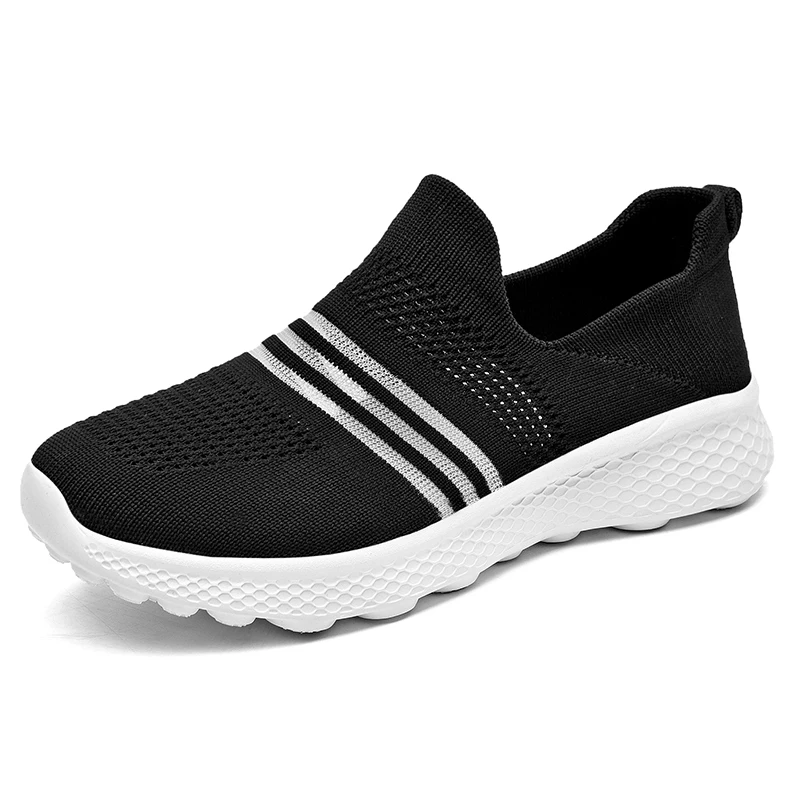 

Free Shipping In USA Women's Fly Knit Breathable Soft Slip On Loafer Casual Shoes