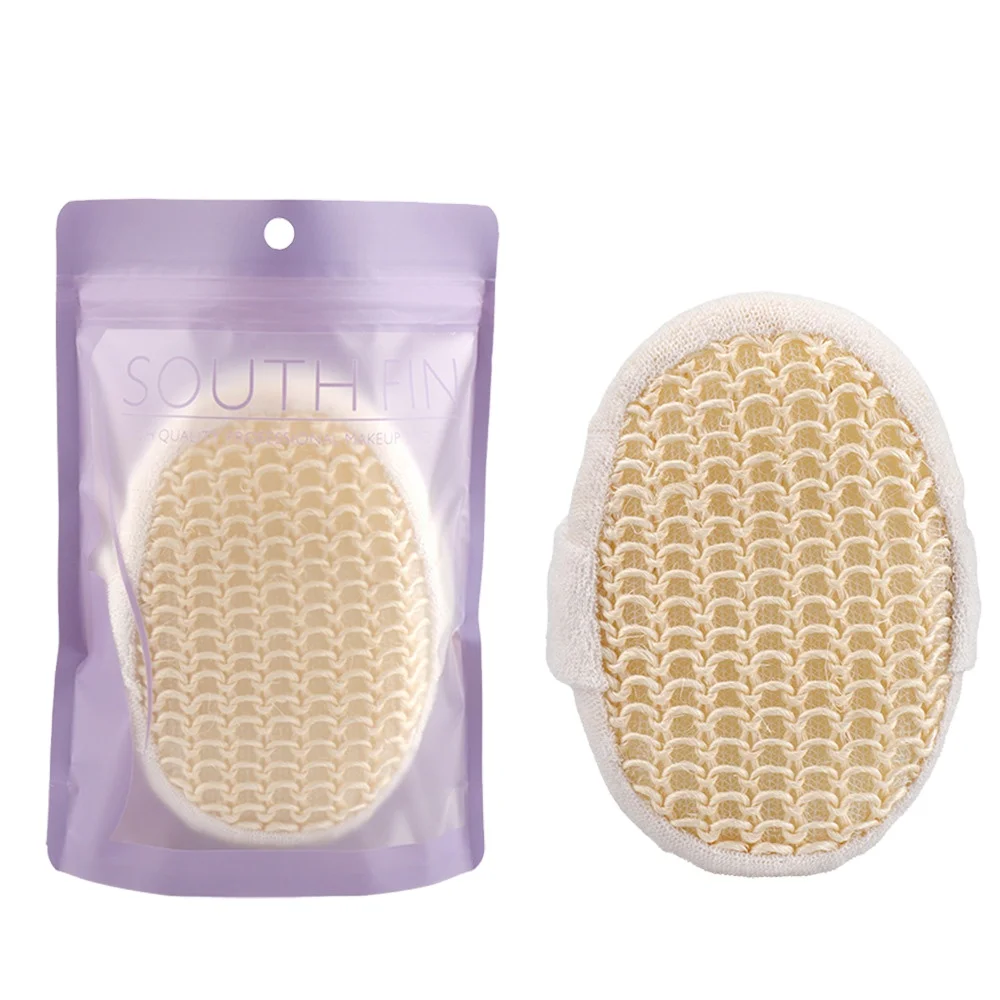 

Hot Selling Natural Sisal Massage Body Brush Grooming Two-sided Bath Body Skin Massage Brush