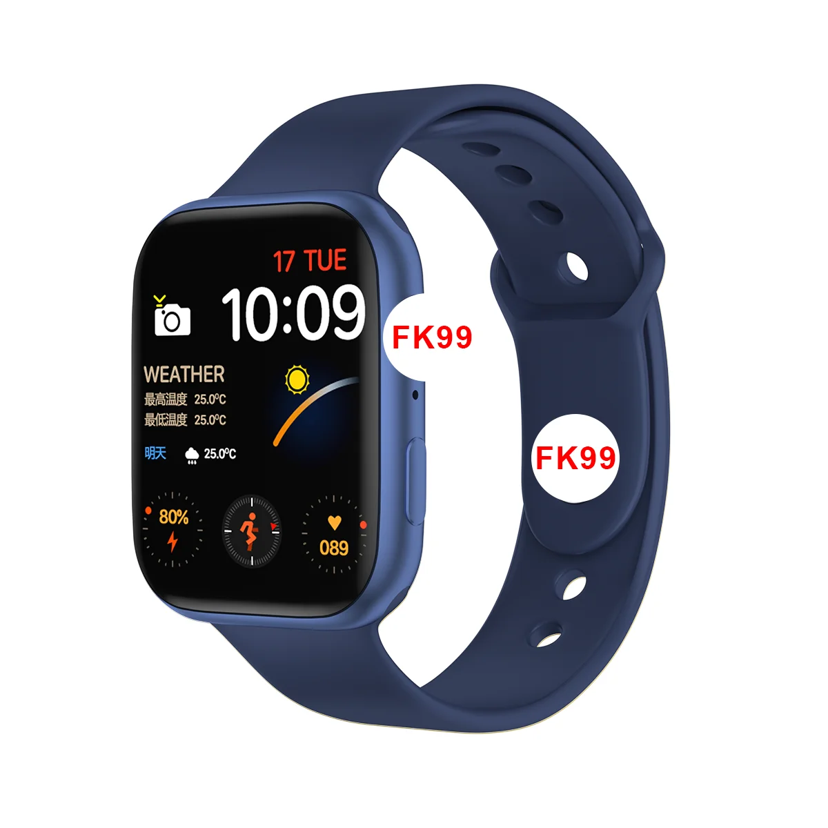 

FK99 plus pro smartwatch Support Dropshipping service relojes Waterproof 1.75 Inch 3d Ui series 7 smart watch, 4 colors