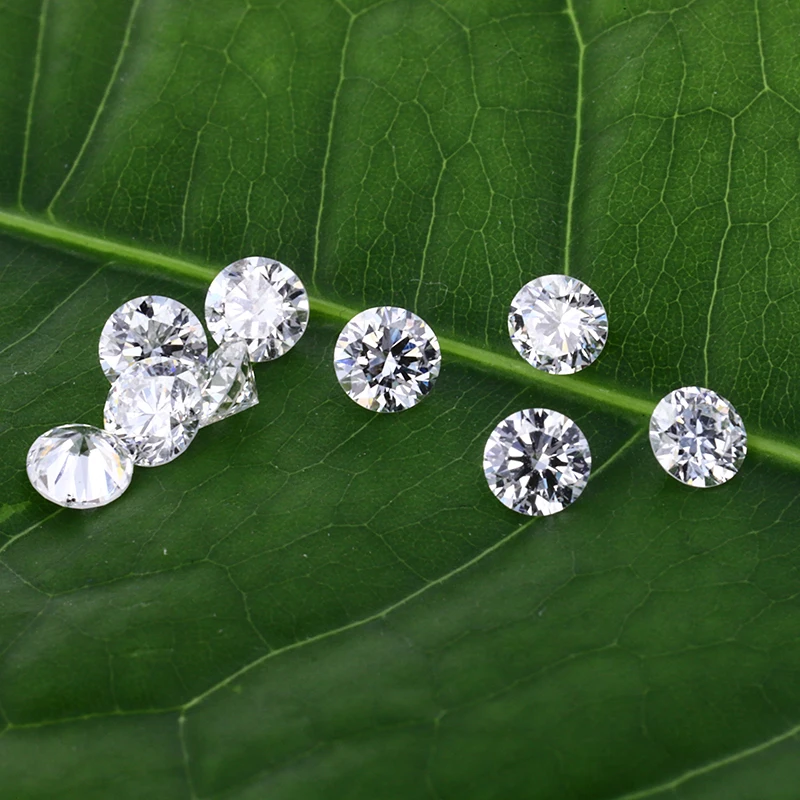 

Starsgem 0.17ct round cut diamond jewelry white stones DEF VS loose diamond 3.5mm hpht diamond