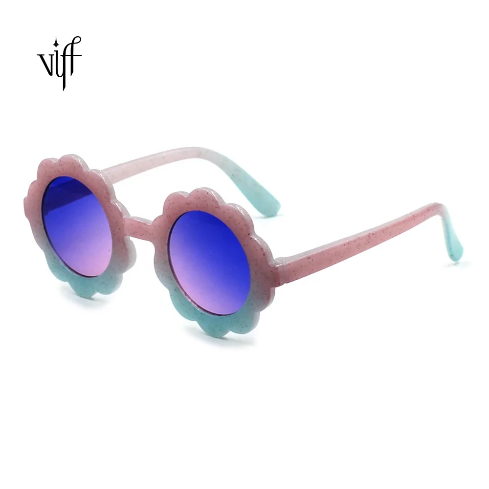 

VIFF Kids Sunglasses Mirror Girls Eye Glasses HPK18013 Children Party Sunglasses for Beach Sea Outdoor, Multi and oem