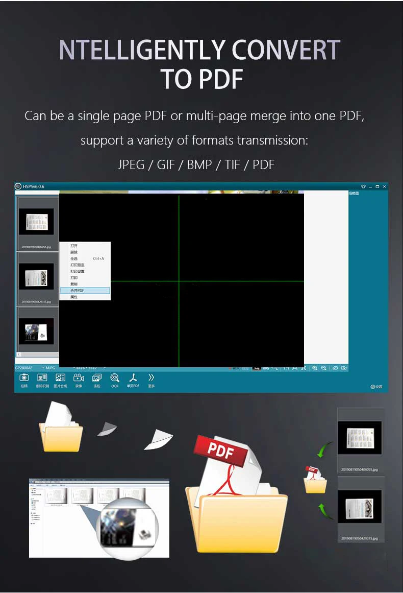 18MP Book Scanner A2 Document Camera OCR Scanner for Architectural