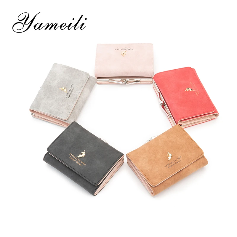 

Mini Wallet women's short cute zero wallet student short women's wallet
