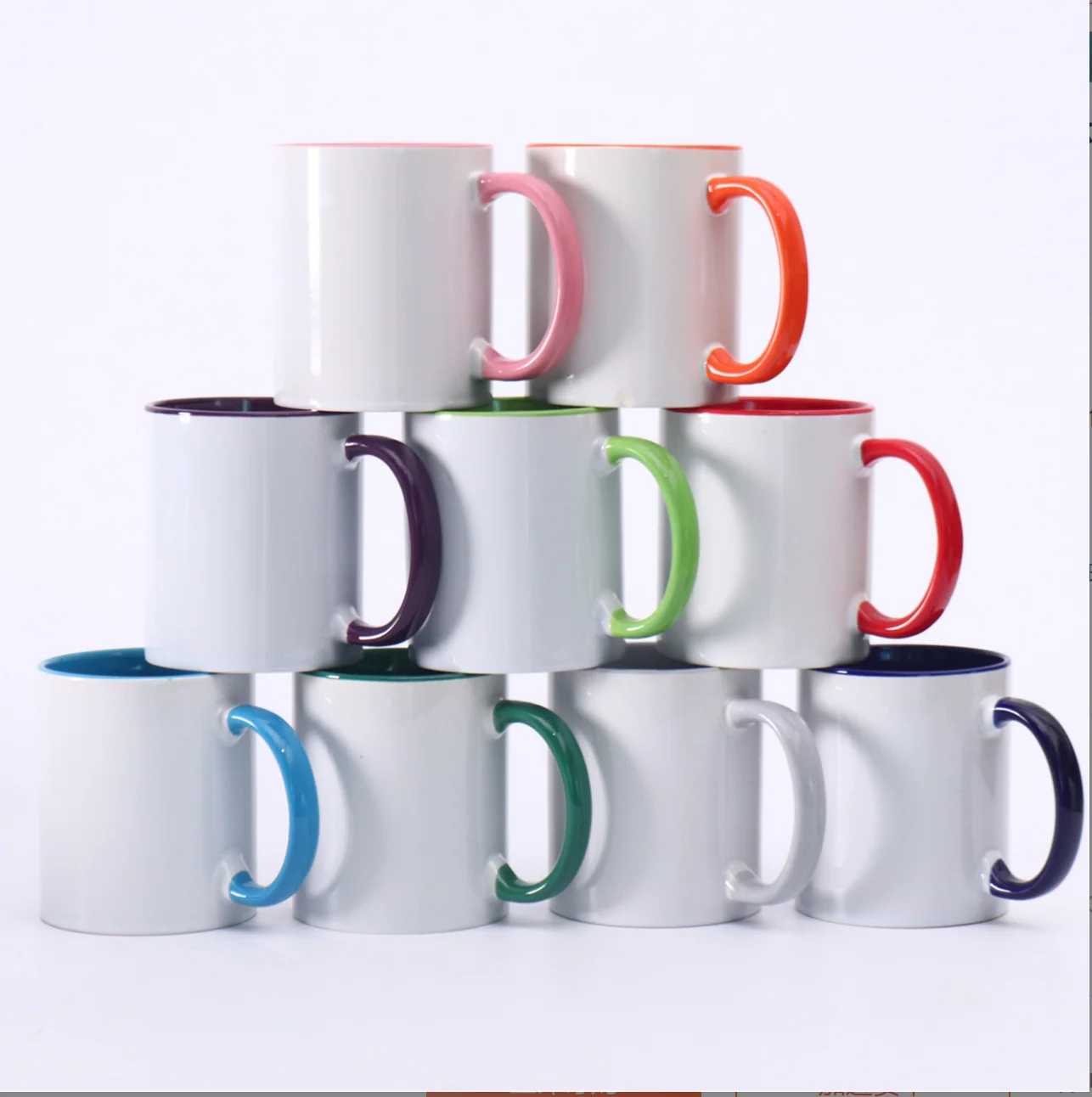 

Wholesale Coated DIY Printing 11oz Bone China sublimation Mug Heat Transfer Mug, White