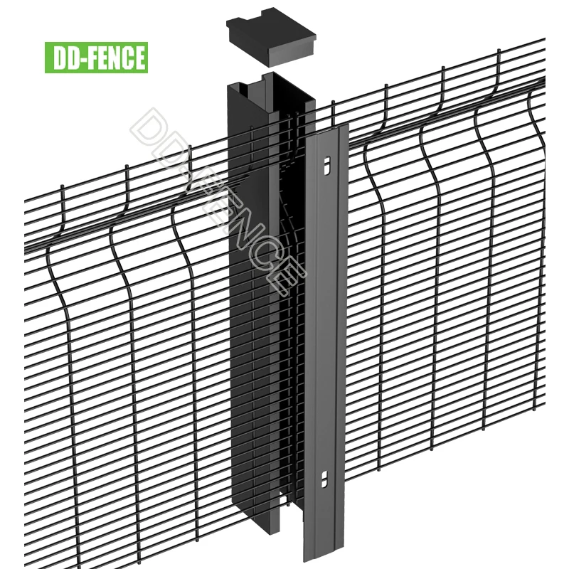 

New Design Max Security anti climb 358 welded mesh fence with Wall Spike, Barbed, Razor Wire, and Electric Wire System