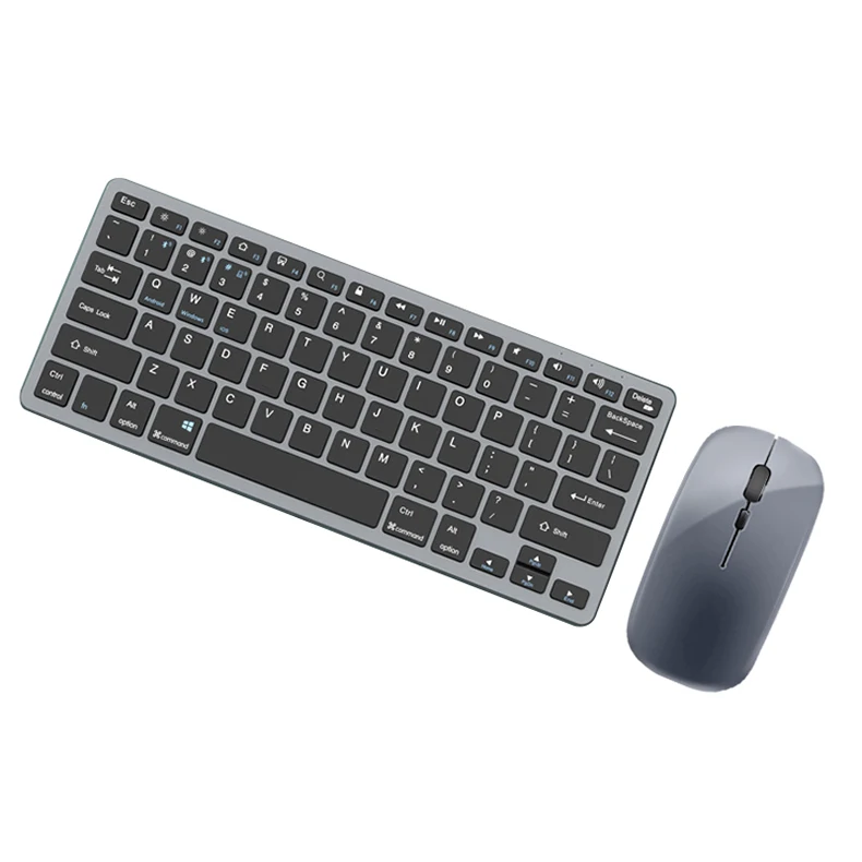 

Wireless Keyboard Mouse Combo in Ergonomic Design Suitable for Both Hands