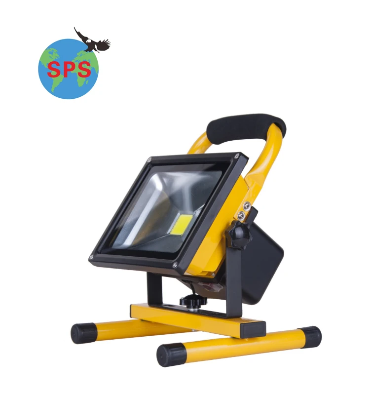 Auto Lighting Rechargeable LED Flood Light 50W Super Bright Emegency outdoor Lamp multi function Work Lighting