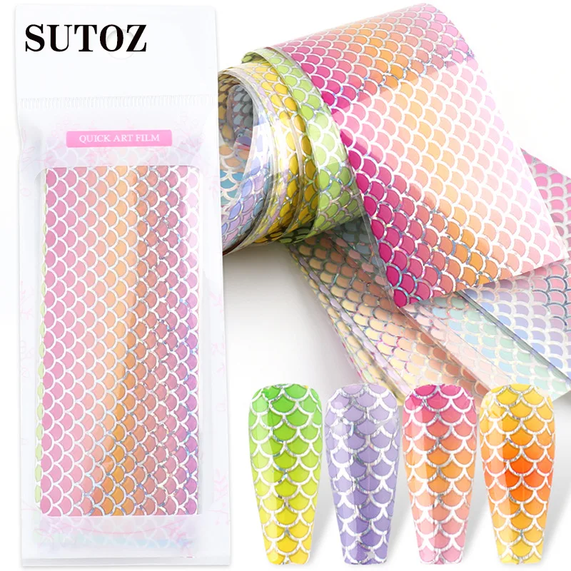 

Hot New Custom Shiny Nail Sticker Transfer Foil DIY Beauty Foil Nail Paper Snakeskin Nail Sticker, Picture