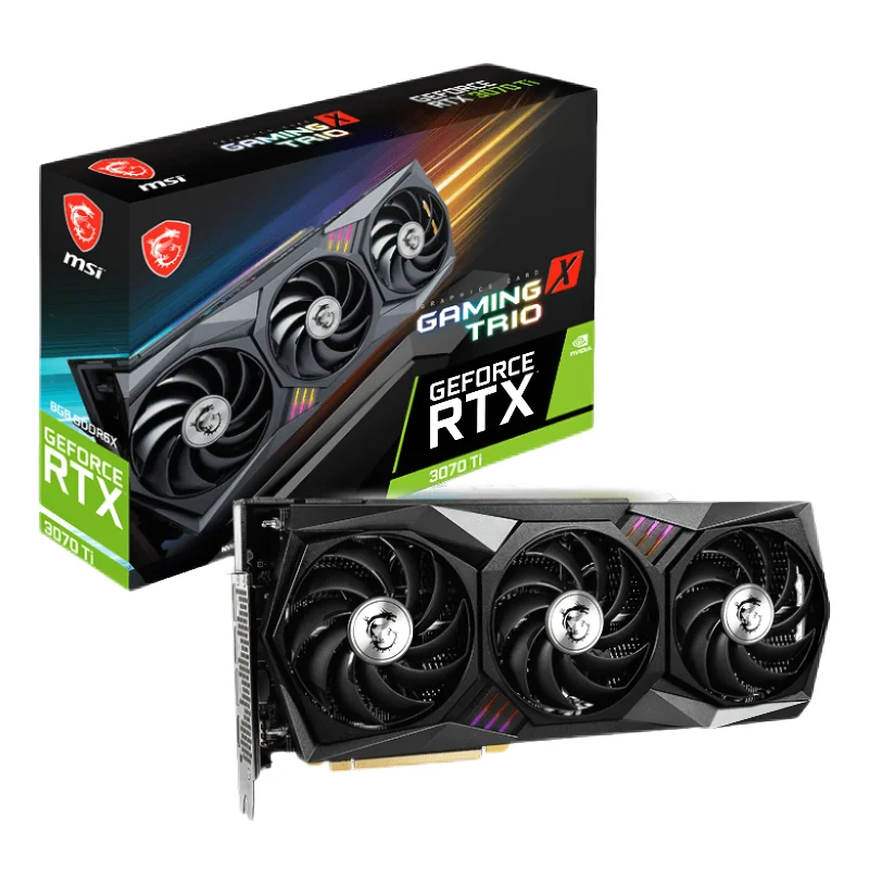 

For MSI GeForce RTX 3070 Ti GAMING X TRIO 8G Overclocking pc gaming computer graphics card 3070 gpu support rtx 3070 ti 8gb