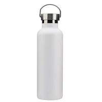 

Wholesale Custom Logo Stainless Steel Sports Drink Water Bottle with Bamboo Lid