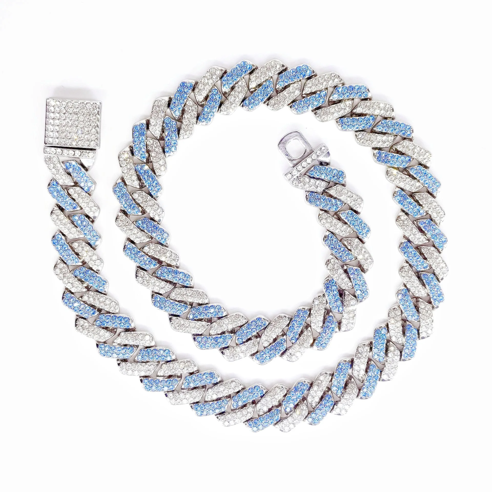 Hip Hop Chain Men Women 18k Diamond Micro Cz Ice Necklace Jewelry Cuban Chain