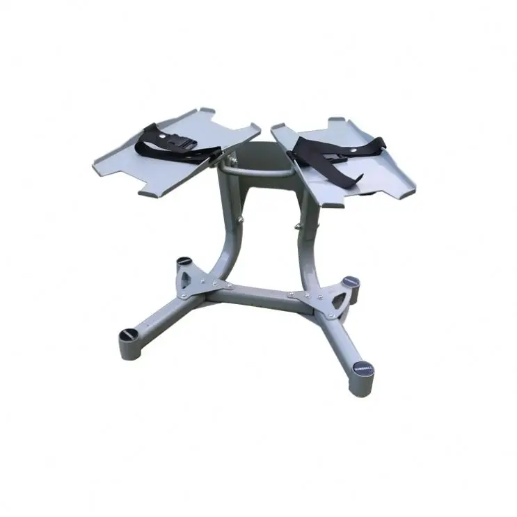 

Hot Sale Gym Adjustable Dumbbell Stand Exercise Dumbbell Rack, Silver
