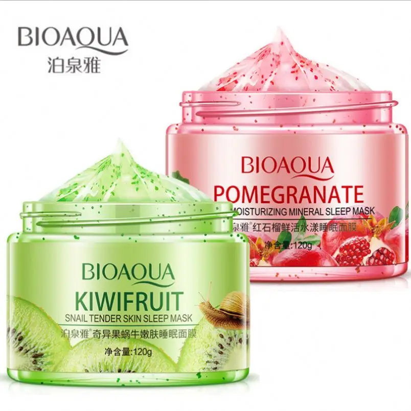 

BIOAQUA natural Red pomegranate kiwi essence moisturizer nourishing sleep face mask