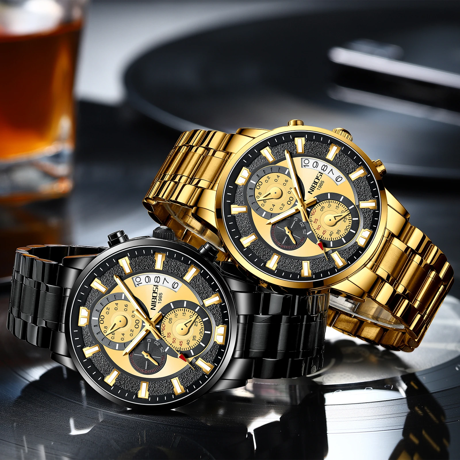 

Free shipping NIBOSI Watch Men Waterproof Casual Luxury Brand Quartz Military Sport Watch Business Clock Men's Wristwatches