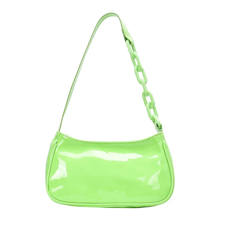 

2021 Candy Color Summer Purse Underarm Bag For Women Fashionable Ladies Leather Handbag Girls Crossbody Bag