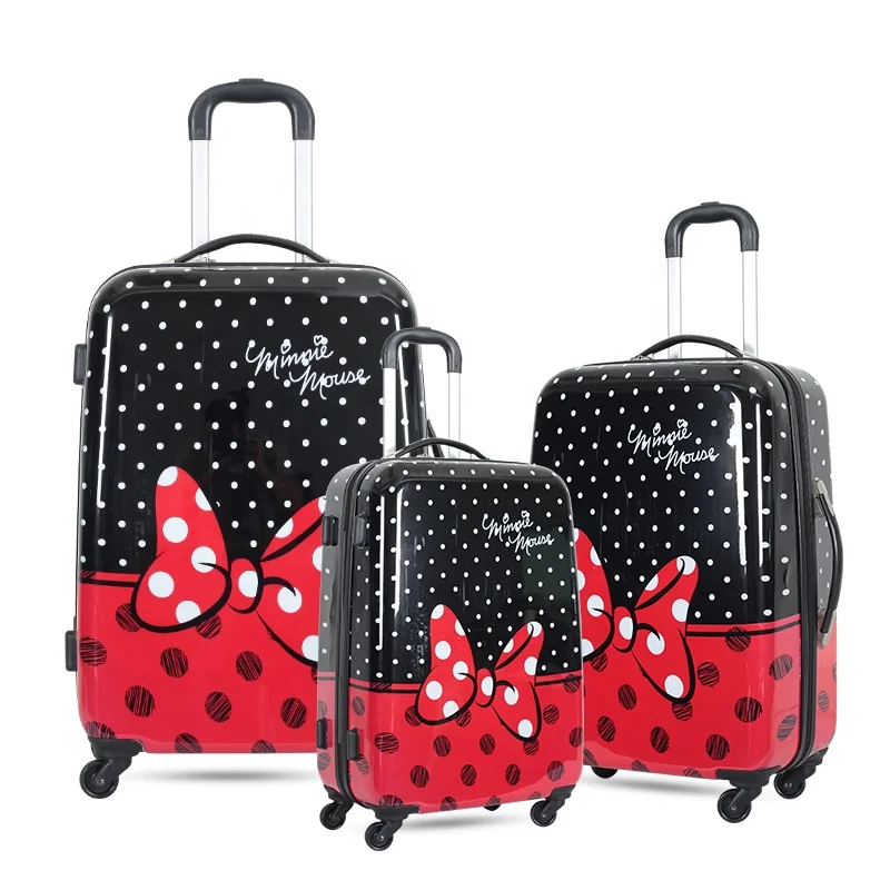 

Wholesale OEM Custom ABS Print Women Girls Trolley Luggage Suitcase, Muticolours as main pictures