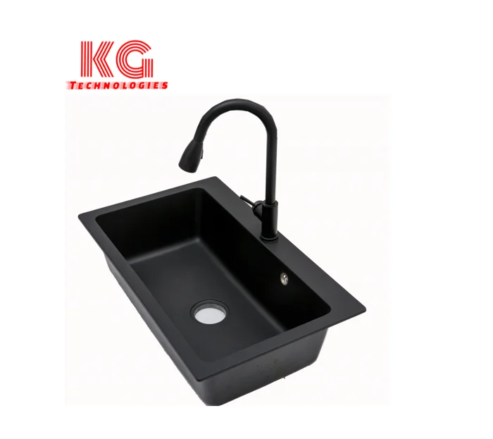 Cheap Single Bowl Quartz Kitchen Sink Wash Basin Designs