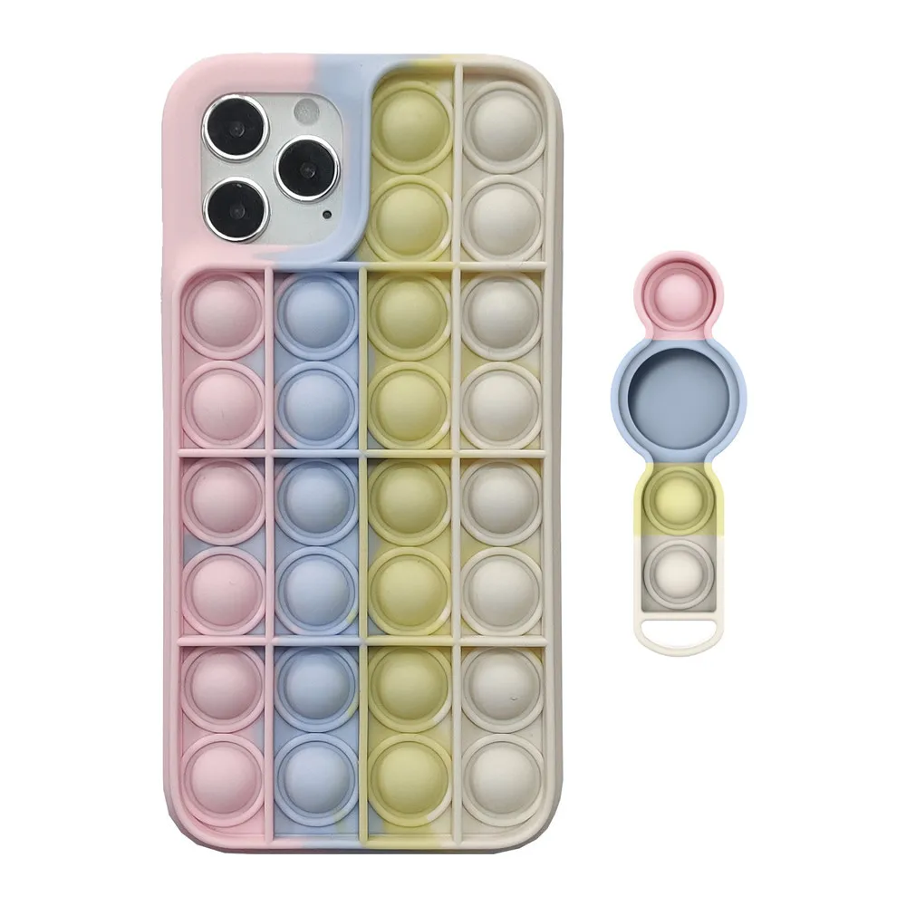 

2021 New idea airtag silicone case product bubble fidget popit airtag case