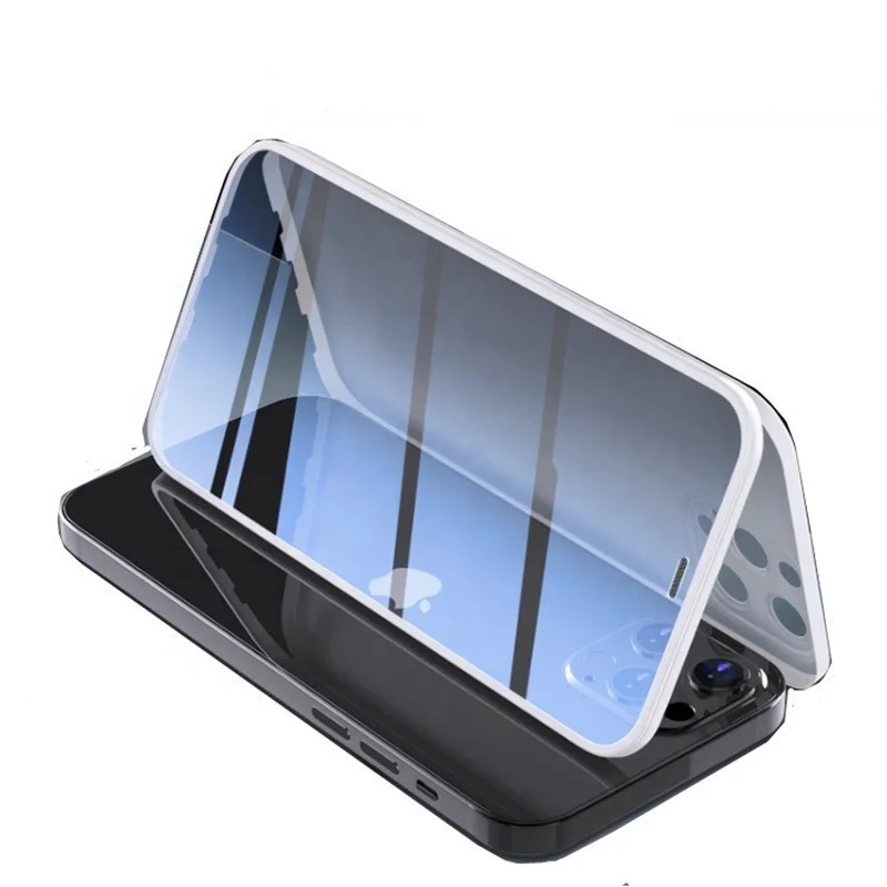 

Amazon Hot Sell Factory Price 360-Degree Double Side Full Protection With Built-in Screen Protector TPU Phone Case For Iphone 12