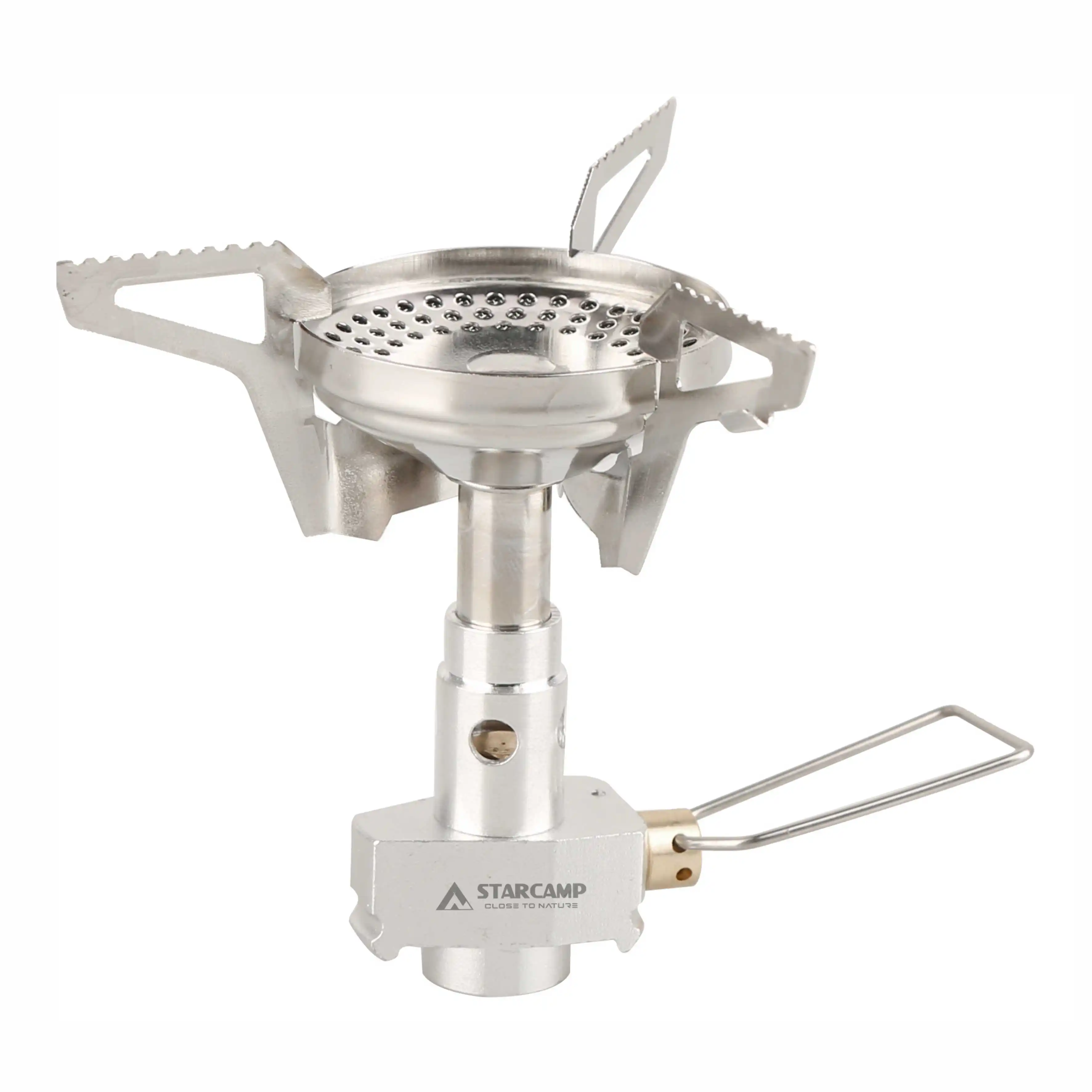STARCAMP 3000W Steel Gas Stove Outdoor Solo Backpack Hiking and Camping Works with Butane and Propane