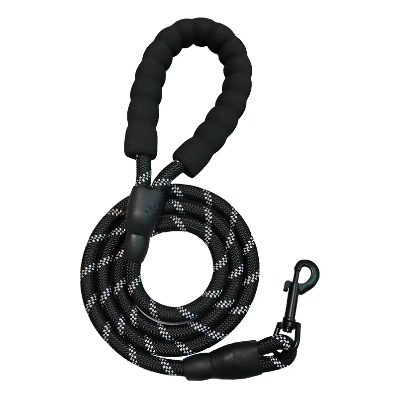 

High Quality Pet Leash and Collar Nylon Woven leash collar for dog pet durable leash rope, Picture shows