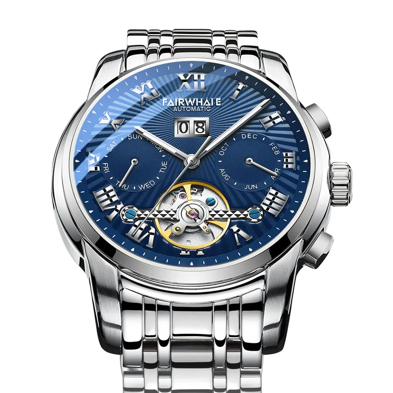 

2022 BEST-Saling High-end brand mechanical Watch Tourbillon hollow men's watch, 5 colors