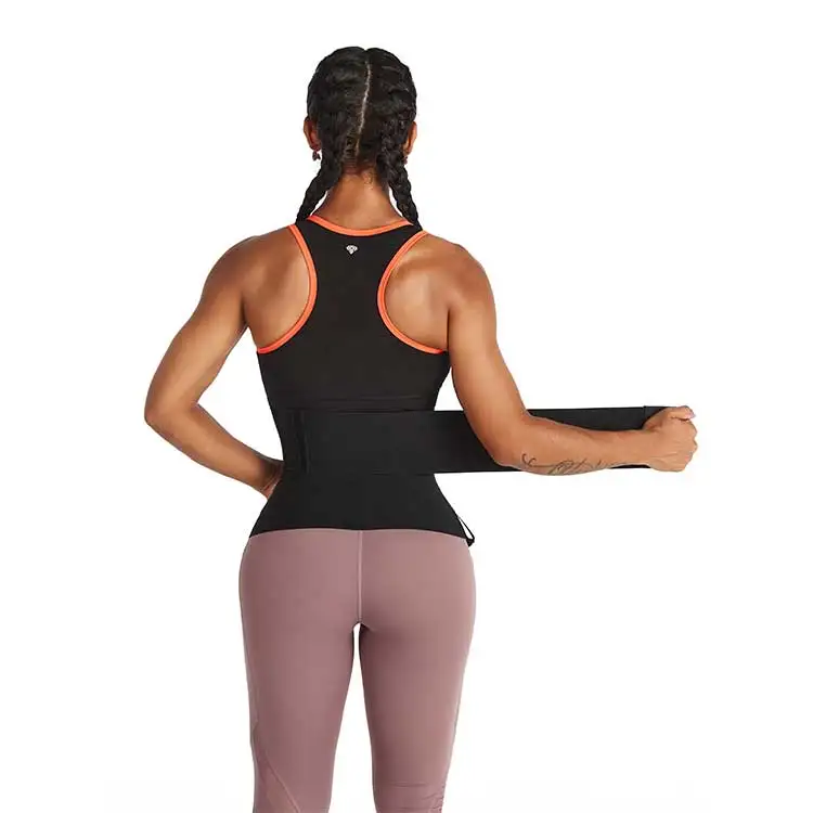

Wholesale Support Custom Polyester Tummy Slimming Waist Wrap Belt Belly Back Tummy Wrap Waist Trainer Belt